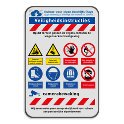 Werfbord | 8 pictogrammen + logo en banners