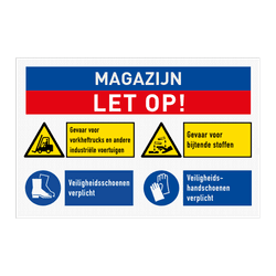 Veiligheidsborden Magazijn