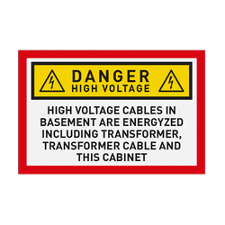 Veiligheidsbord Nordex T4 - 290x190mm - Alupanel 2mm