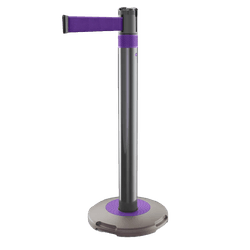 Poteau de guidage Skipper Q avec ruban violet de 3 m