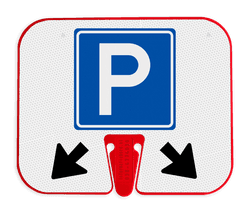 ConeSign - informatiepaneel kunststof voor op afzetkegel