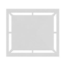 Wegmarkering spuitmal PVC (5mm) - Sjabloon rechthoek