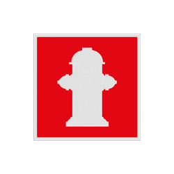 Veiligheidspictogram - Brandkraan - reflecterend