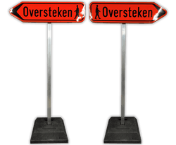 Complete set voetgangers oversteken