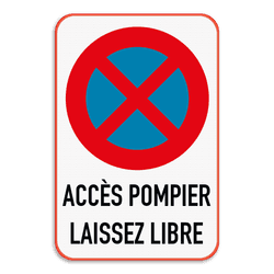 Panneau de sécurité - E3 - Accès pompier