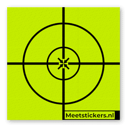 [OUD ONTWERP] Meetsticker klasse 3 T-7513 fluorescerend geel/groen