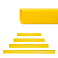 Traverse flexible TS-1 &ndash; Barri&egrave;re de s&eacute;curit&eacute; industrielle jaune