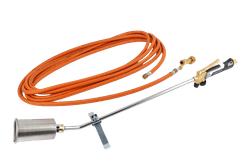 Propaanbrander RVS t.b.v. aanbrengen thermoplast - incl. 10 meter slang
