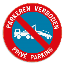 Parkeerbord - E1 - Privé Parking