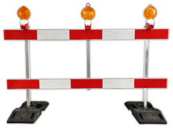 Aluminium afzetbareel conform bestek - Complete set! lengte 2500mm