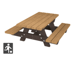 Kleine picknicktafel Junior - type Oslo - Bicolor