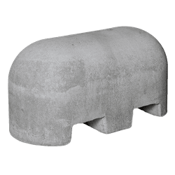 Jumboblok beton grijs met lepelgaten- 900x500x450mm - 300kg
