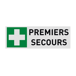 Autocollant ou panneau - E003 - Matériel de premiers secours