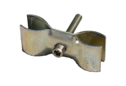 Bouwhekklem staal - met inbusbout