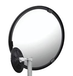 Veiligheidsspiegel rond kunststof met vaste beugel 48-90mm
