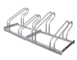 Range vélos en acier galvanisé : 4 places