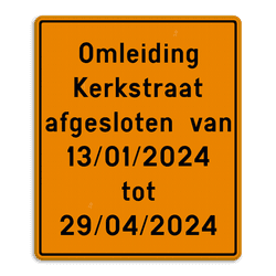 Verkeersbord SB250 F39 - 1100x1300