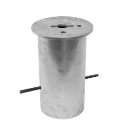 Socle d'ancrage pour potelet conique