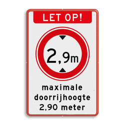 Verkeersteken BT25