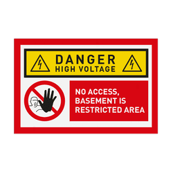 Veiligheidsbord Nordex T6 - 290x190mm - Magnetisch