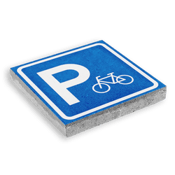 Parkeertegel 300x300mm - Aanduiding fietsenstalling