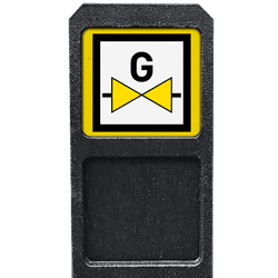 Bermpalen met informatiebordjes