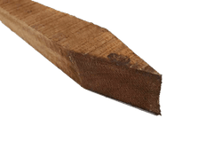 Piketpaaltje hardhout 40x40x1500mm met punt onderzijde