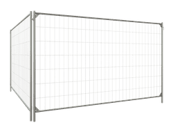Bouwhek staal type Standard Plus - 3500x2000mm - 16kg met hoekversteviging