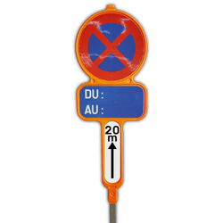 Panneaux d'interdiction de stationnement en PEHD - E3