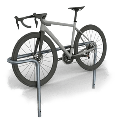Fahrradst&auml;nder als Anlehnb&uuml;gelparker &ndash; 1600 mm zum Einbetonieren