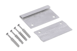 Wandhalterung RAL7042 Aluminium