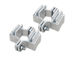 Rohrschelle doppelseitig 60mm set - Alform Verkehrsschild Halterung