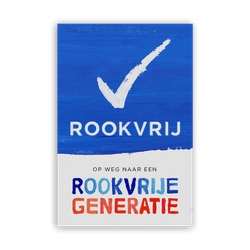 Vlak bord of sticker Rookvrije Generatie