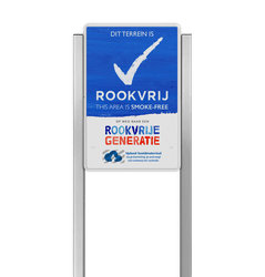 Portaalsysteem bord + logo - Smoke-free Generation