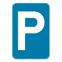 Verkeersbord SB250 E9a - Parkeren toegelaten