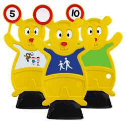 Traffic Teddy reflecterend - eigen logo/ontwerp