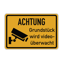 Videoüberwachung Schilder