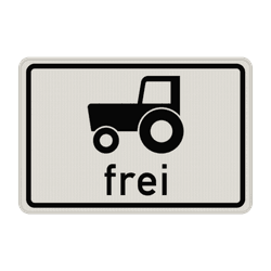 Verkehrszeichen 1024-17 - Kraftfahrzeuge und Z&uuml;ge frei