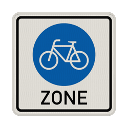 Verkehrszeichen 244.3 - Beginn einer Fahrradzone