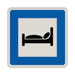 Verkehrszeichen 365-55 - Autobahnhotel