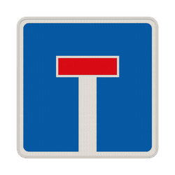 Verkehrszeichen 357 - Sackgasse
