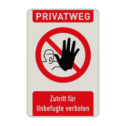 Verbotsschilder