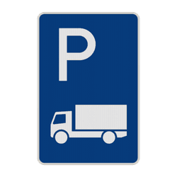 Parkplatzschild - Parkplatz nur f&uuml;r Kraftfahrzeuge