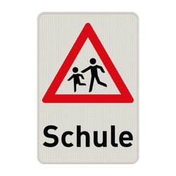 Warnschilder - Achtung, Kinder! Schule