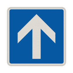 Verkehrszeichen 353 - Hinweis auf eine Einbahnstra&szlig;e