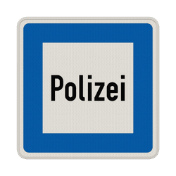 Verkehrszeichen 363 - Polizei