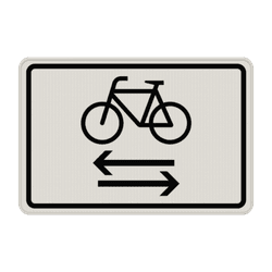 Verkehrszeichen 1000-32 - Radverkehr kreuzt von links und rechts