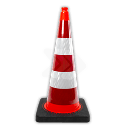 Verkeerskegel 75cm reflecterend klasse 2 officieel