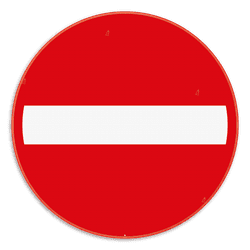 Verbodsbord - C1