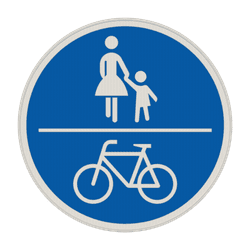 Verkehrszeichen 240 - Gemeinsamer Geh- und Radweg